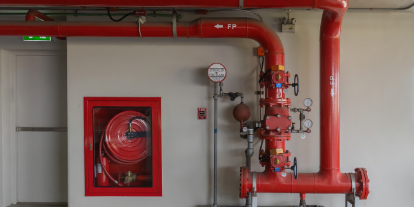 Pintar Fachadas de Empresas / Negocios / Locales Comerciales en Alcobendas · Pintura para Instalaciones de Sistemas de Protección Contra Incendios